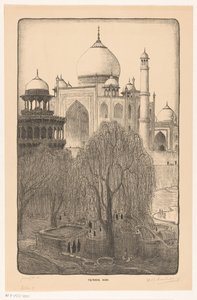 Taj Mahal, Agra (eredeti cím a tárgyon)