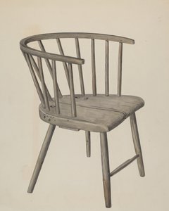 Kézzel készített karosszék, c. 1937.