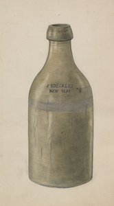 Kőedény sörösüveg, c. 1938.