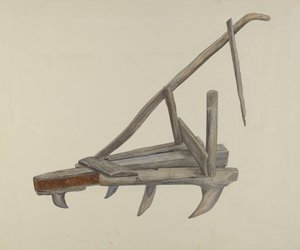 Fa borona vagy kultivátor, c. 1937.