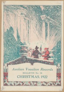 Vocalion Records Bulletin, karácsony, 1922