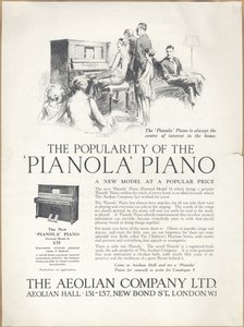 Aeolian Company Pianolas, 1920-as évek