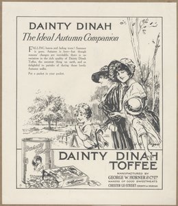 Finom Dinah Toffee, 1920 körül
