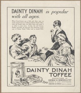 Finom Dinah Toffee, 1920 körül alkotó: Wilfred Fryer