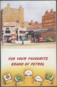 Shell, BP, National Benzol, 1950-es évek