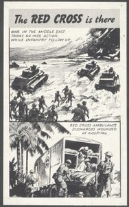 A Vöröskereszt háborús reklámja, 1940-es évek alkotó: Wilfred Fryer