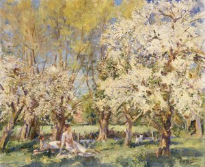 A vidám május hónap alkotó: Wilfred Gabriel de Glehn