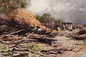 Japheth at Work (színes litográfia)