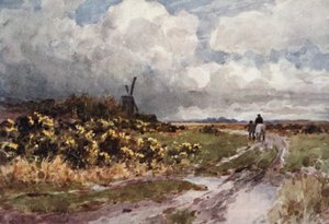 Úton Suttonba (színes litográfia)
