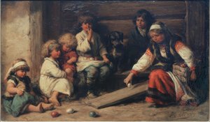 Húsvéti tojás játék Oroszországban alkotó: Wilhelm Amandus Beer