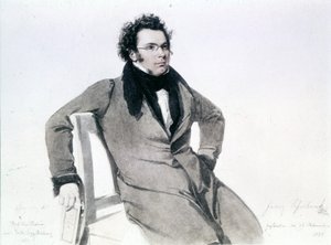 Franz Schubert (1797-1828), August Reider akvarellje