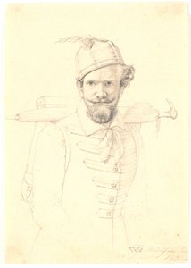 Önarckép tövisekkel alkotó: Wilhelm Bendz