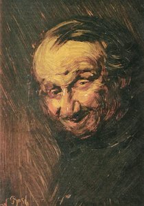 Német: A csontember, öregember feje alkotó: Wilhelm Busch
