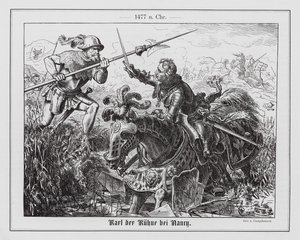 Merész Károly a nancyi csatában