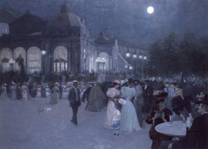 Éjszakai koncert a Városligetben alkotó: Wilhelm Gause