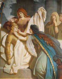 Sigurd halála, a Sigurd Saga-ból, Alsóterem, 1882-83 körül (falfestmény)
