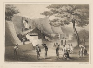 Na-Ga-Cus-Ko ősi kastélya, Lew Chew, 1855
