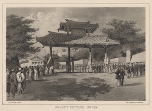 Com: Perry Shui látogatása, Lew Chew, 1855