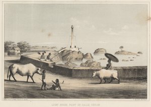 Világítótorony, Point de Galle, Ceylon, 1855