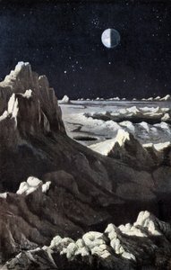 Holdtáj, 1880 körül (metszet)