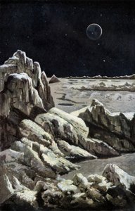 Holdtáj, 1880 körül (metszet)
