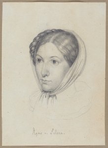 Agnes von Felsen, 1822 körül (grafit) alkotó: Wilhelm Kügelgen