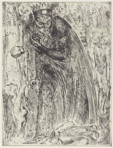 Macbeth V (Lady Macbeth látomása) alkotó: Wilhelm Lehmbruck