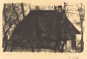 Parasztház alkotó: Wilhelm Maria Hubertus Leibl