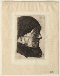 Egy paraszt feje alkotó: Wilhelm Maria Hubertus Leibl