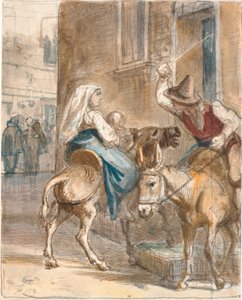 A makacs szamár alkotó: Wilhelm Marstrand