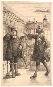 Erasmus Montanus bizonyítja, hogy Per Degn egy kakas alkotó: Wilhelm Marstrand