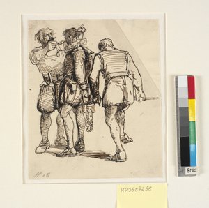 A csoport Rosenkrantz t.h. a fenti rajzon (kksgb7257) alkotó: Wilhelm Marstrand