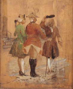 Holberg kimegy Jacob von Thyboe-ért és Jean de France-ért alkotó: Wilhelm Marstrand