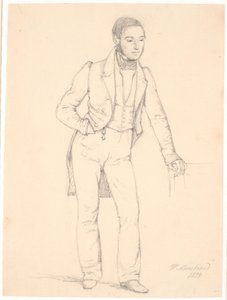Johan Frederik Frølich koncertmester alkotó: Wilhelm Marstrand