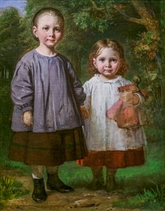 Ottilia és Christy Marstrand, a művész lányai