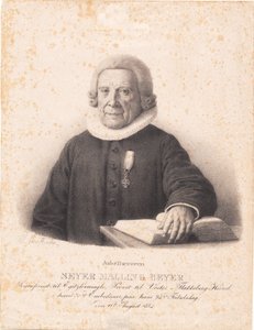 S. M. Beyer lelkész alkotó: Wilhelm Marstrand