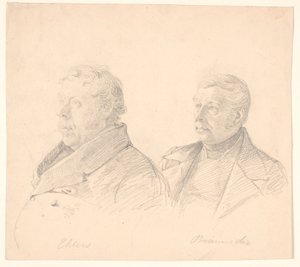 Két roskildei "Ehlers" és "Brünniche" polgár portréja alkotó: Wilhelm Marstrand