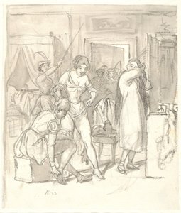 A nővérek farsangi öltözete alkotó: Wilhelm Marstrand