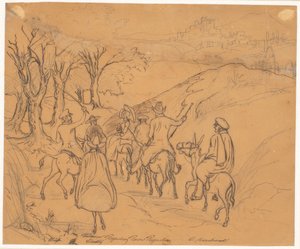 Kirándulás az albán hegységbe alkotó: Wilhelm Marstrand