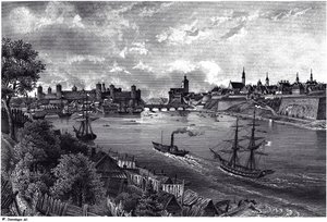Narva látképe, c. 1850 alkotó: Wilhelm Siegfried Stavenhagen