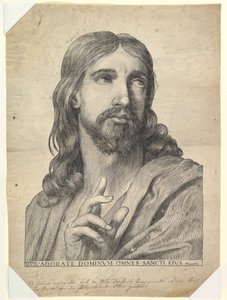 Krisztus-áldás mellszobra, 17. század. alkotó: Wilhelm Traut