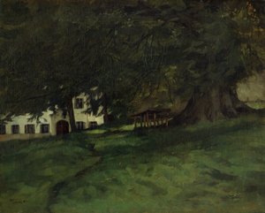 Hársfa a Herrenchiemsee-n alkotó: Wilhelm Trübner