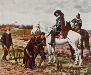 Toborzók a harmincéves háború idejéből alkotó: Wilhelm Werner Schuch