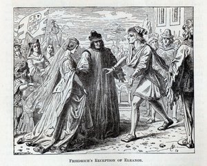 Friedrich Eleanor fogadtatása, 1882 alkotó: Wilhelm Werthmann