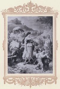 Dorothea és az emigránsok, Hermann és Dorothea (litho)