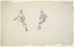 Tanulmány egy osztrák huszárról alkotó: Wilhelm von Kobell