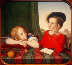 Wienczyslaw és Konstanty Potocki alkotó: Friedrich Wilhelm von Schadow