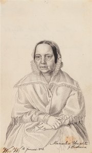 Maria Elisabeth von Wright, a művész édesanyja alkotó: Wilhelm von Wright