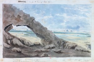 „Kilátás a piramisokra, Egyiptom”, 19. század alkotó: Wilkinson