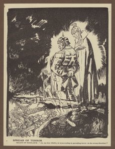 A terror terjedése (litho)